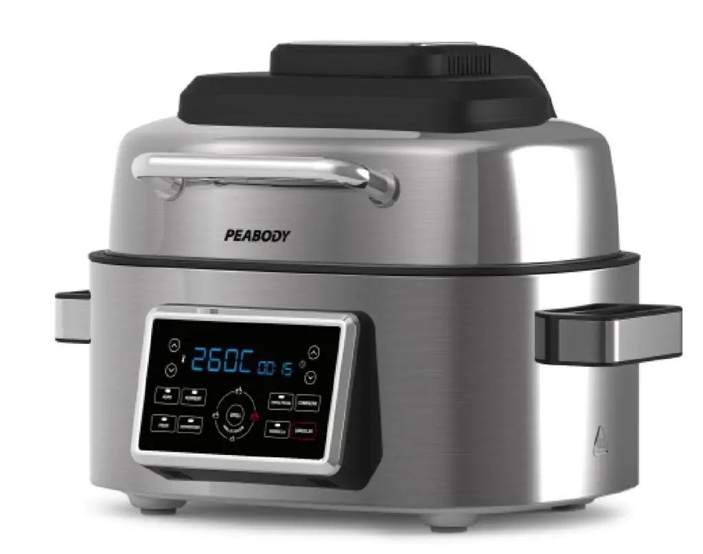 FREIDORA PEABODY PE-AFG01IX CON GRILL - Imagen 3