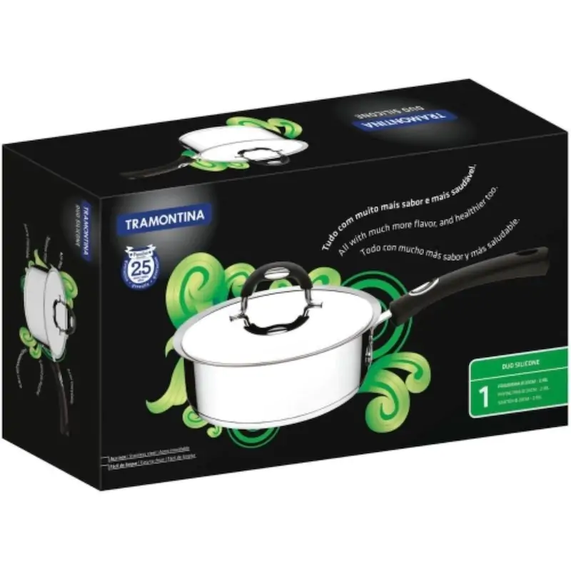 SARTEN TRAMONTINA 62480/240 DUO SILICONE 24CM - Imagen 2