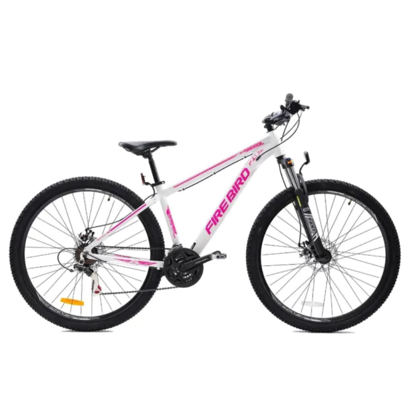 BICICLETA FIREBIRD 21V ALUMINIO DAMA BL/ROSA