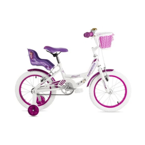 BICICLETA TOPMEGA FLEXIGIRL R12 BLANCO/VIOLETA