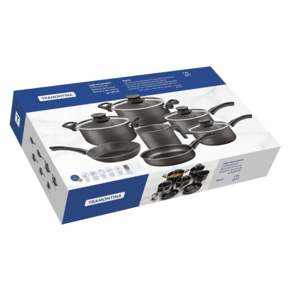 BATERIA DE COCINA TRAMONTINA 28599/602 PARIS T 7PZS - Imagen 2