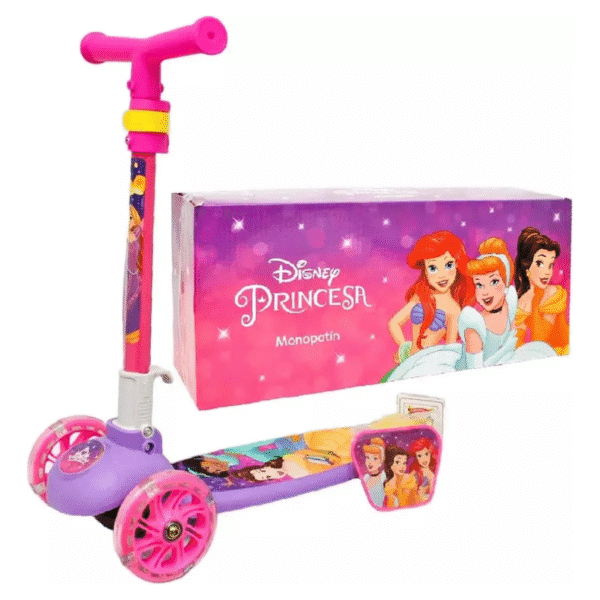 MONOPATIN PRINCESA 3 RUEDAS PLEGABLE - Imagen 3