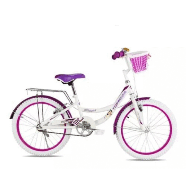 BICICLETA TOPMEGA FLEXIGIRL R20 BLANCO/VIOLETA - Imagen 2