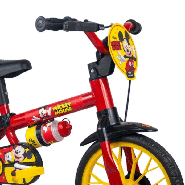 BICICLETA MICKEY RODADO 12 C/RUEDITAS - Imagen 2