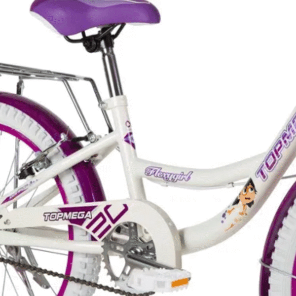 BICICLETA TOPMEGA FLEXIGIRL R20 BLANCO/VIOLETA - Imagen 3