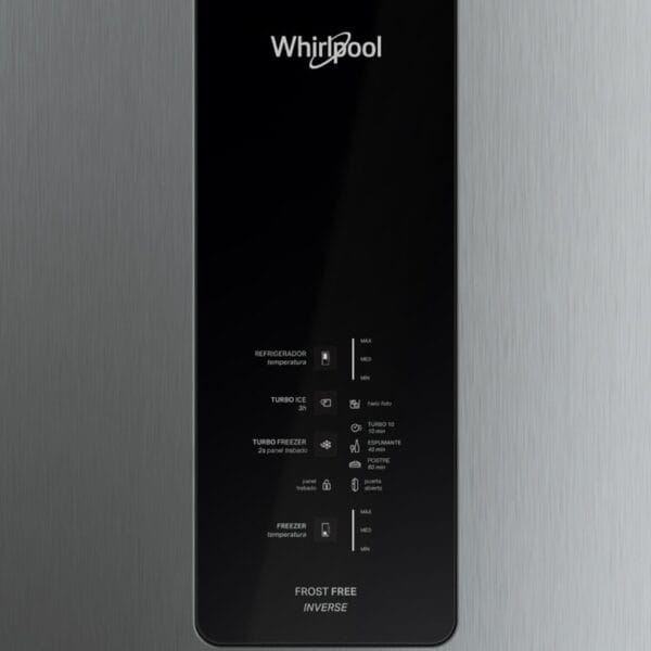 HELADERA WHIRLPOOL WRE57CK 449L INVERTER ACERO - Imagen 2
