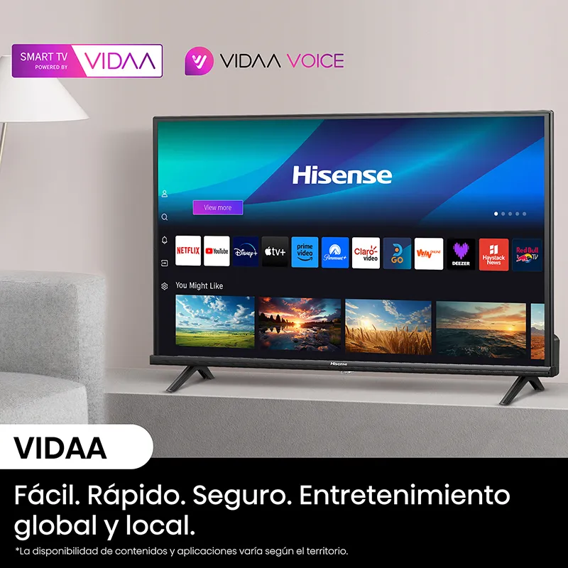TELEVISOR HISENSE 40 40A42K VIDAA FHD - Imagen 2