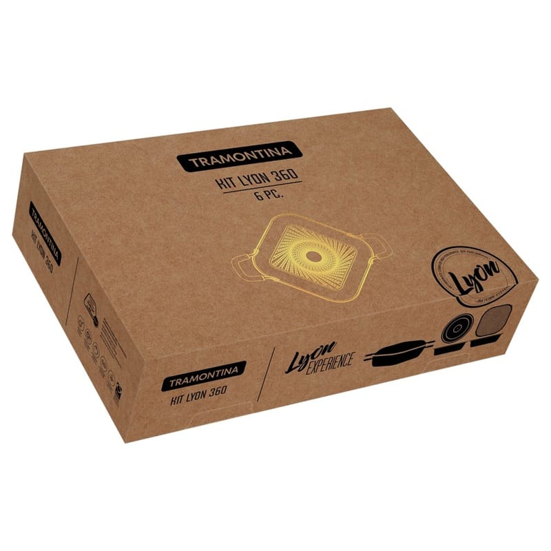 BATERIA DE COCINA TRAMONTINA 20998/053 LYON 6PZS - Imagen 2