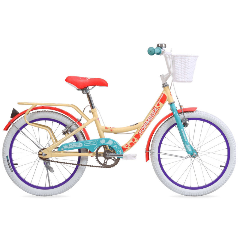 BICICLETA TOPMEGA FLEXIGIRL R20 ARENA/TURQUESA - Imagen 2