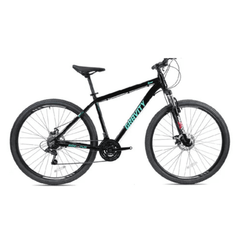 BICICLETA GRAVITY BENZ TALLE M/L (NEGRO Y VERDE)