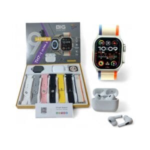 KIT AURICULAR Y RELOJ C/MALLA TH7 ULTRA 3