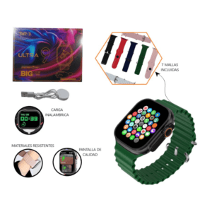 KIT RELOJ SMART TH8-3 C/ 7 MALLAS