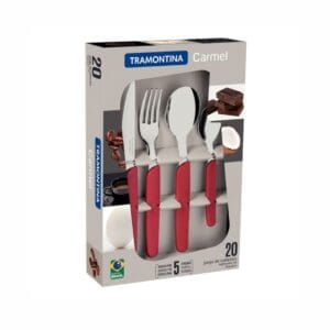 JUEGO DE CUBIERTOS X20 TRAMONTINA CARMEL