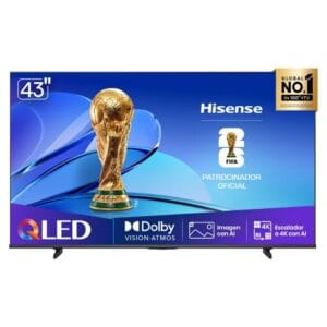 TELEVISOR HISENSE 43 43Q6QV VIDAA QLED