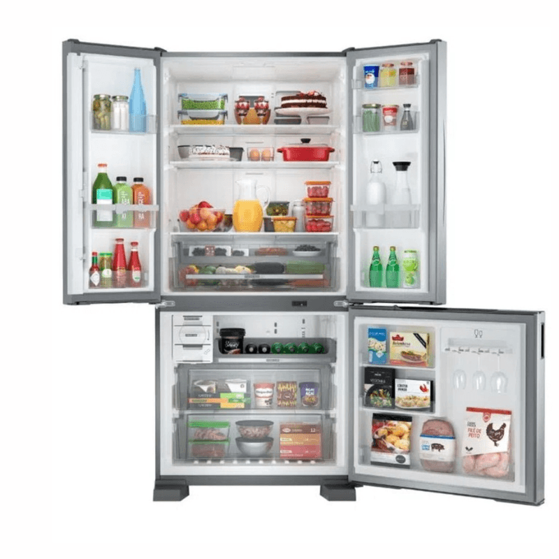 HELADERA WHIRLPOOL WRO85MK 554L ACERO INVERTER DOBLE PUERTA - Imagen 2