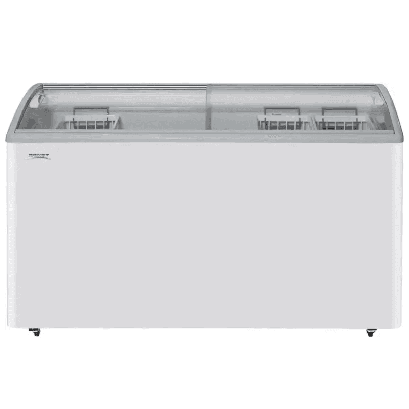 FREEZER BRICKET FR4500 TVI TAPA DE VIDRIO 440 LTS BLANCO