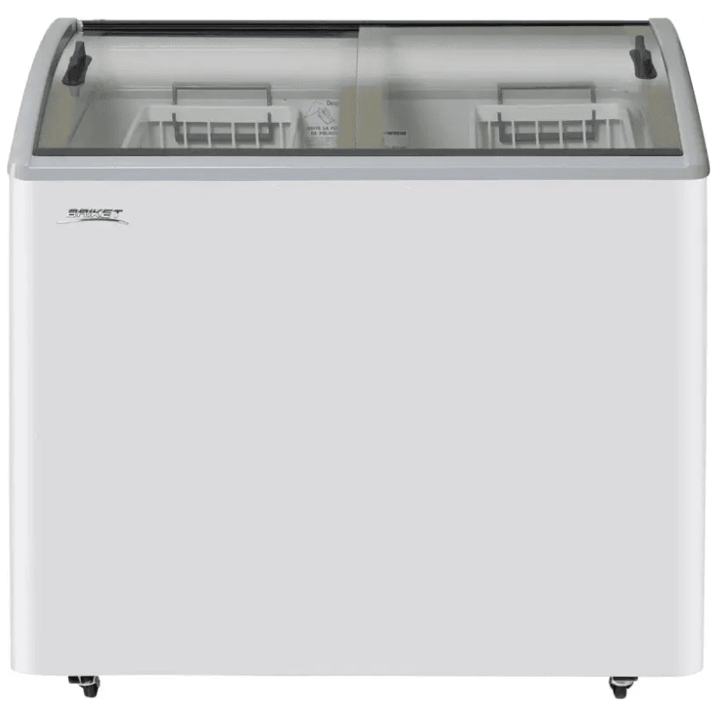 FREEZER BRICKET FR2500 TVI TAPA DE VIDRIO 245 LTS BLANCO