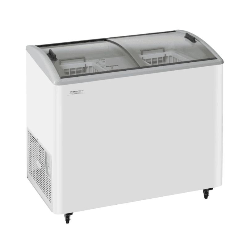 FREEZER BRICKET FR2500 TVI TAPA DE VIDRIO 245 LTS BLANCO - Imagen 2