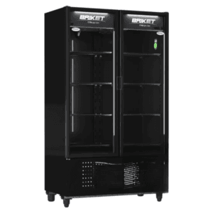 HELADERA BRICKET MASTER 10030 EXHIBIDORA 2 PUERTAS 953 LTS NEGRO