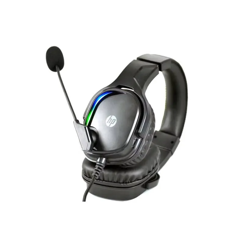 AURICULAR GAMER HP DHE-8004 C/LUZ LED Y MICROFONO 50 W - Imagen 2