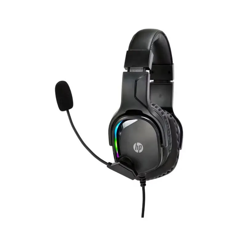 AURICULAR GAMER HP DHE-8004 C/LUZ LED Y MICROFONO 50 W - Imagen 3