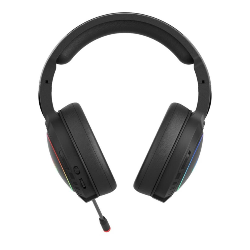 AURICULAR GAMER HP DHE-8006 C/LUZ LED Y MICROFONO 50 W - Imagen 2
