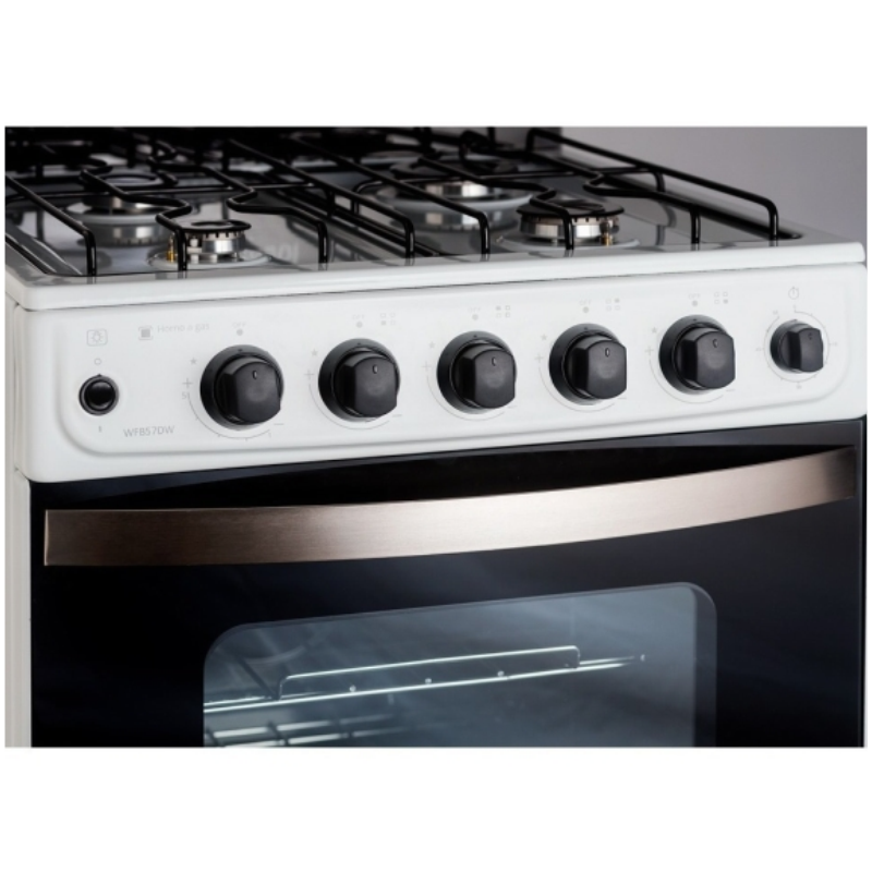 COCINA WHIRLPOOL WFB57DW 55CM MULTIGAS - Imagen 3
