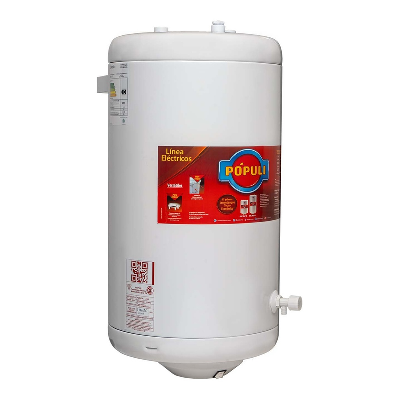 TERMOTANQUE POPULI 70 ELEC C/SUP - Imagen 2